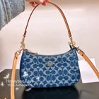 NWT Coach Teri Shoulder Bag In Signature Denim CAF82/CAK35