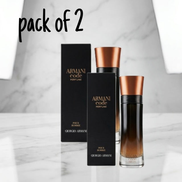 Armani Code Profumo by Giorgio Armani for Men Eau de Parfum – Pack of 2