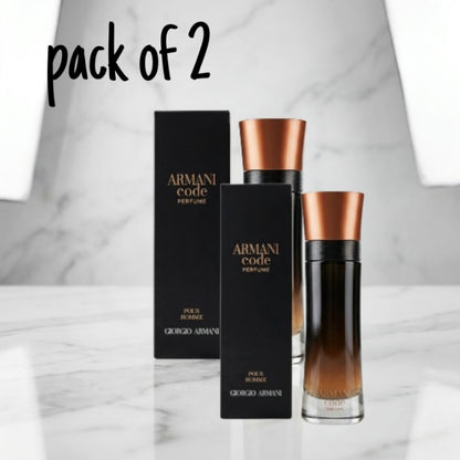 Armani Code Profumo by Giorgio Armani for Men Eau de Parfum – Pack of 2