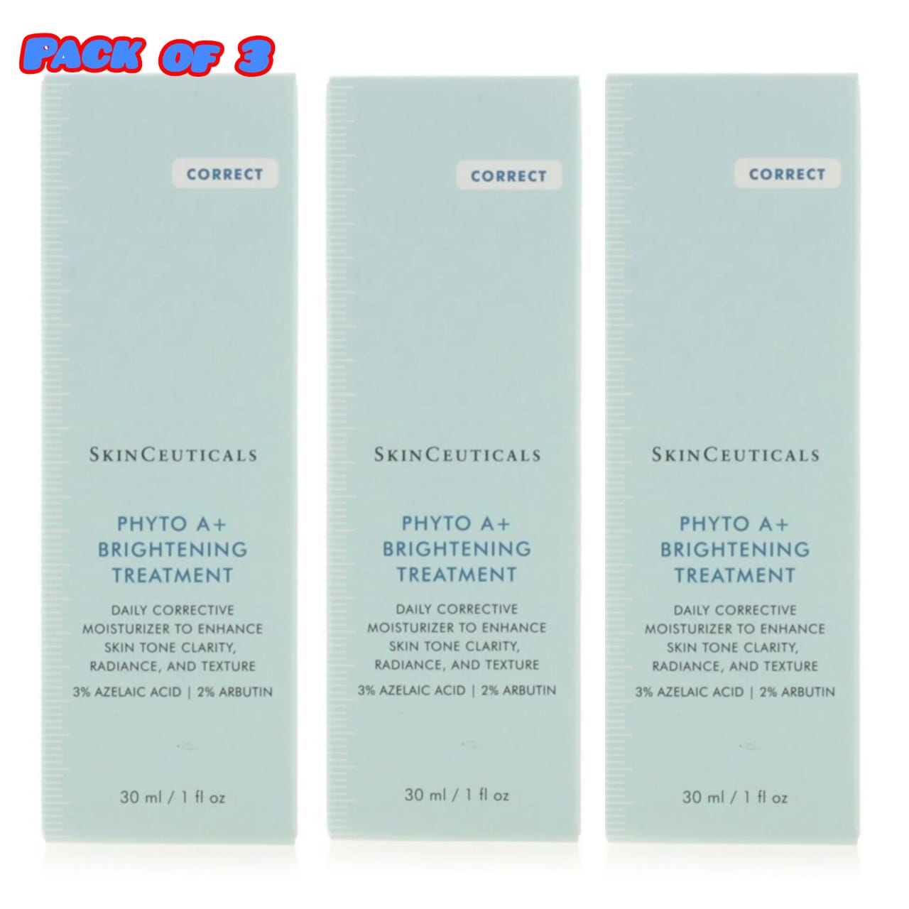SkinCeuticals Phyto A+ Brightening Treatment 1 fl oz / 30ml (Pack of 3)