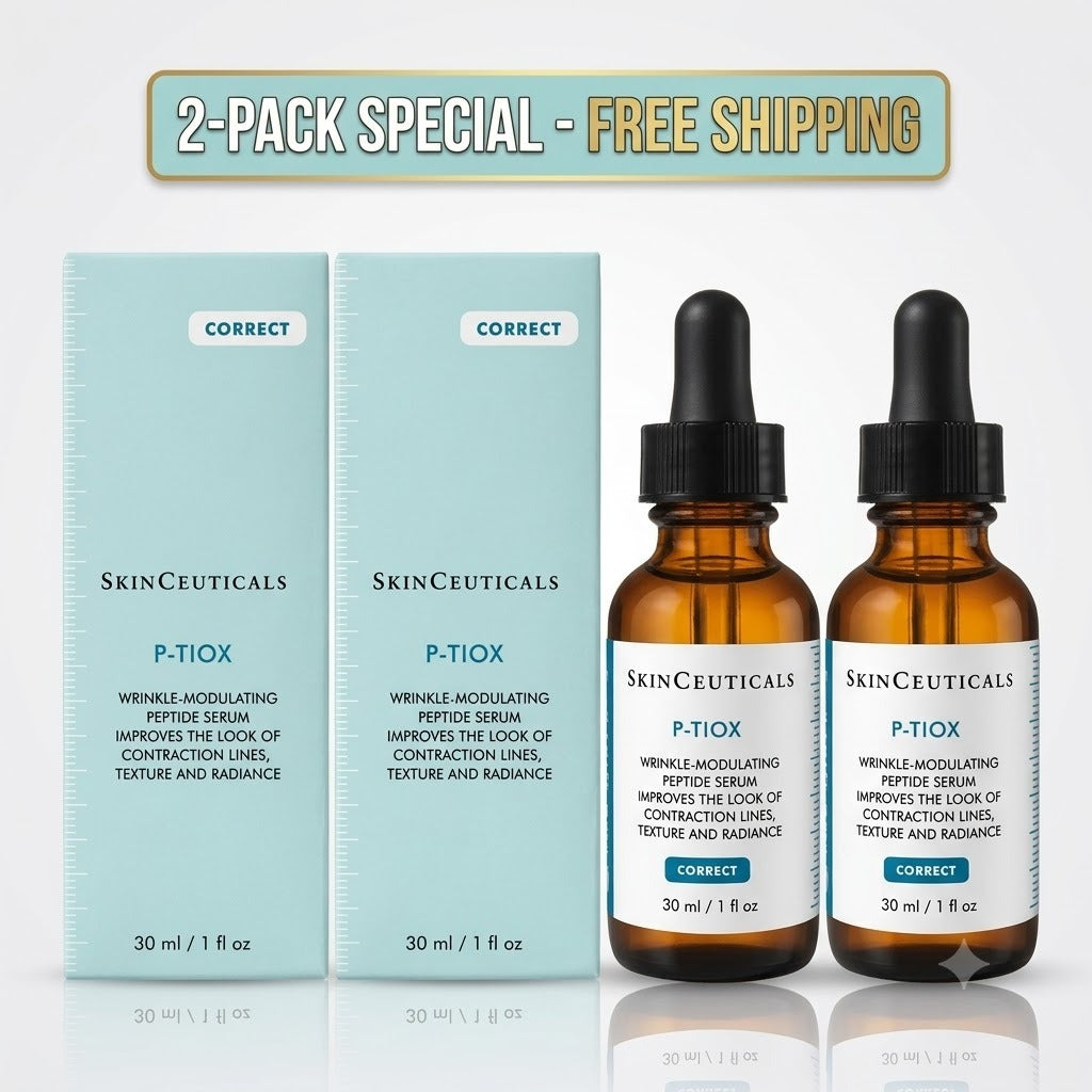 SkinCeuticals P-Tiox Wrinkle Modulating Peptide Serum 30ml (Pack of 2)