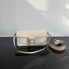 Coach CCX04 Tabby Shoulder Bag 26 Natural Grain Leather Chalk White Outlet New