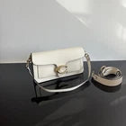 Coach CCX04 Tabby Shoulder Bag 26 Natural Grain Leather Chalk White Outlet New