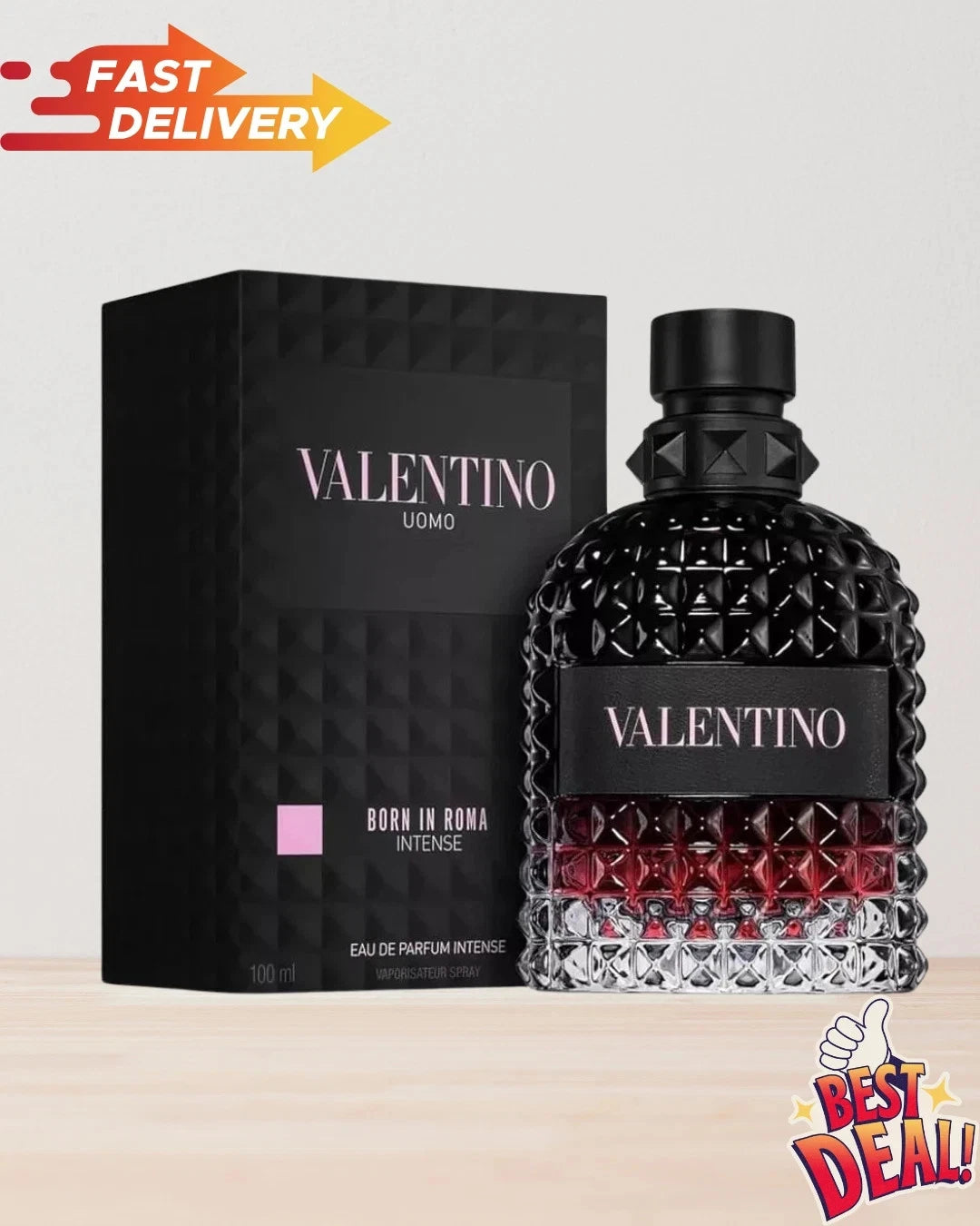VALENTINO UOMO Born In Roma Intense EDP Spray 3.4 Oz