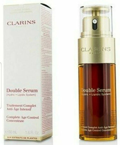 Clarins Double Serum Age-Defying 100% AUTHENTIC 50 ml / 1.7 oz Exprtn 2028 Box